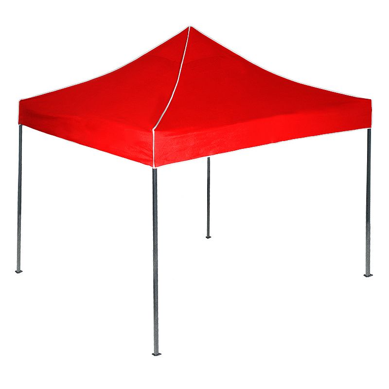 Stalwart 10 x 10 Pop-Up Instant Canopy Tent, Red
