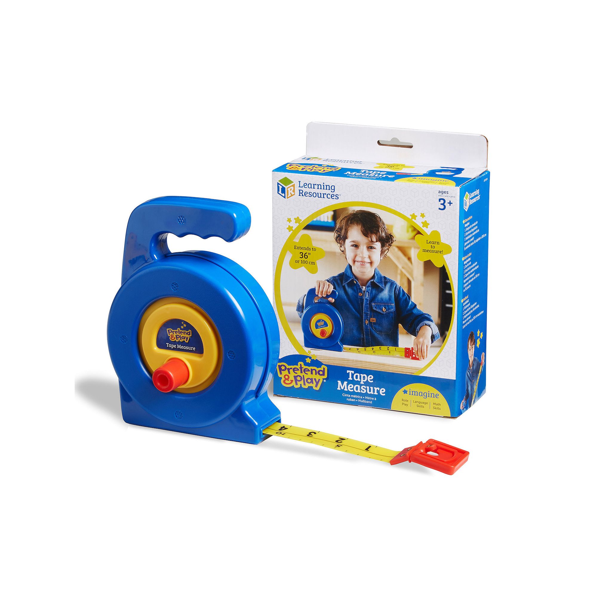Learning Resources Pretend & Play Tape Measure, Multicolor