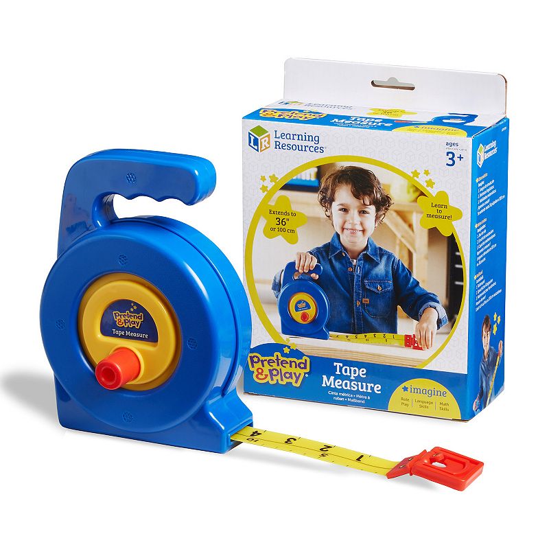 Learning Resources Pretend & Play Tape Measure, Multicolor