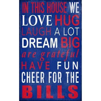 Buffalo Bills In This House Wall Art