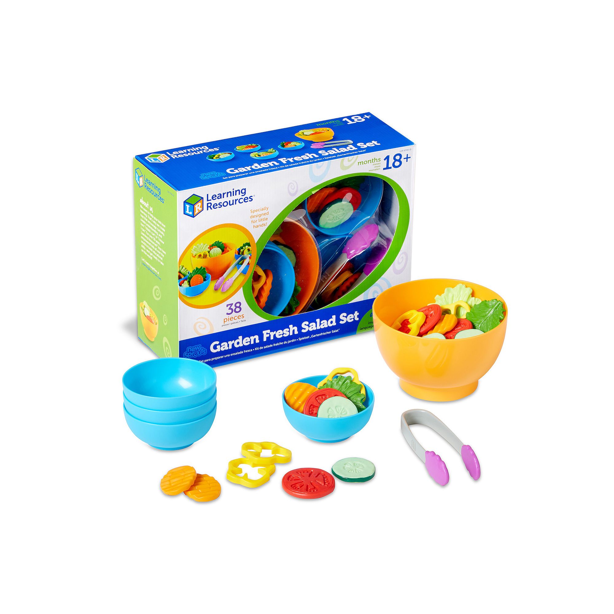 Learning Resources New Sprouts Garden Fresh Salad Set, Multicolor