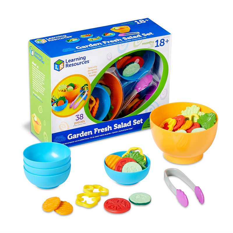 Learning Resources New Sprouts Garden Fresh Salad Set, Multicolor