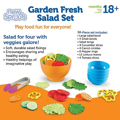 Learning Resources New Sprouts Garden Fresh Salad Set