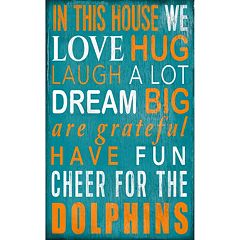 Miami City Dolphins Poster Canvas Wall Art Modern Home Decor American  Football Memorial Painting Living Room Hallway Posters (Dolphins,Frameless  28 x