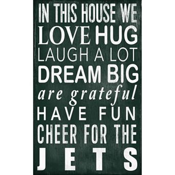 New York Jets In This House Wall Art