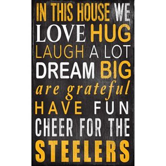 Pittsburgh Steelers In This House Wall Art