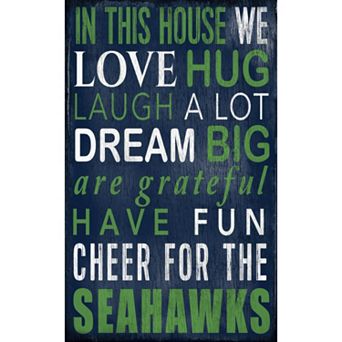 Seattle Seahawks In This House Wall Art