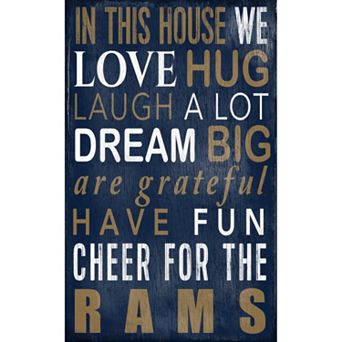 St. Louis Rams In This House Wall Art