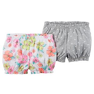 Baby Girl Carter's 2-pk. Cinched Shorts