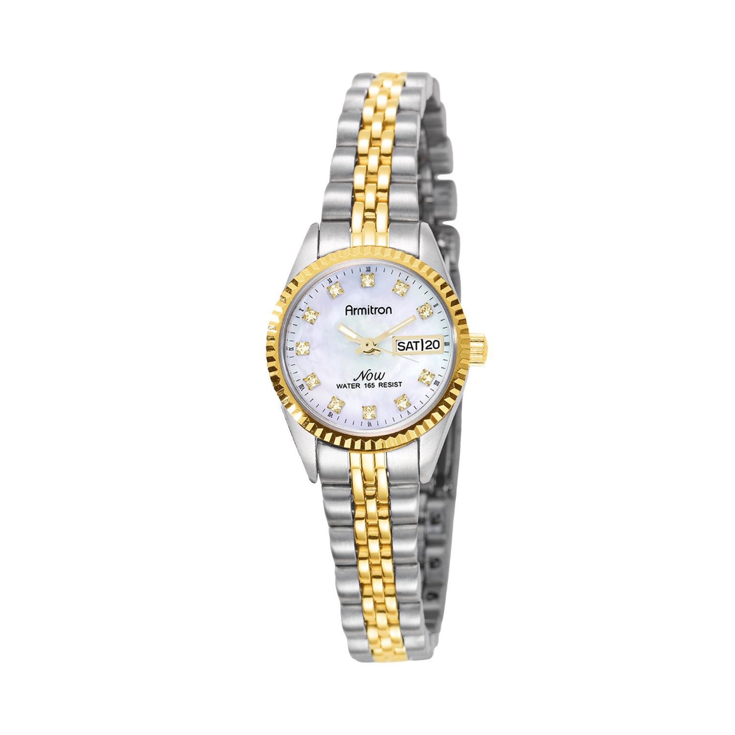 Armitron NOW Crystal Two Tone Watch 