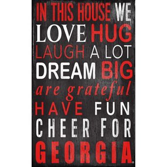 Georgia Bulldogs In This House Wall Art