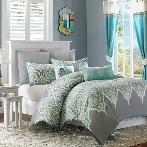 Madison Park Leah 5 Pc Duvet Cover Set