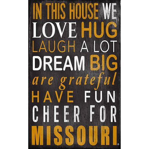 Missouri Tigers In This House Wall Art