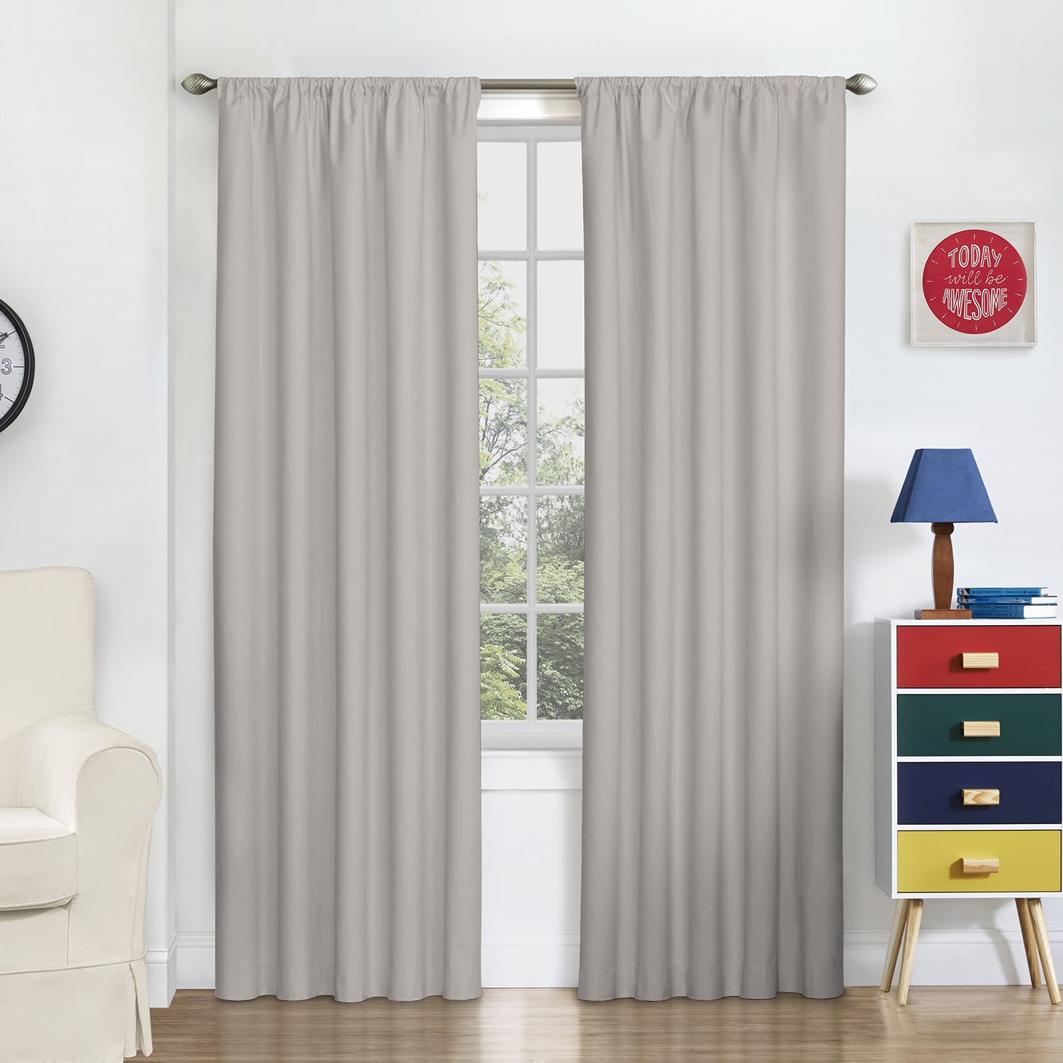 eclipse Macklin Blackout 1-Panel Window Curtain