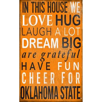 Oklahoma State Cowboys In This House Wall Art