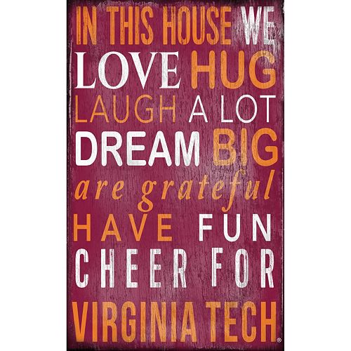 Virginia Tech Hokies In This House Wall Art