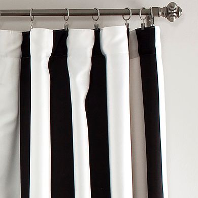 Lush Decor Wilbur Stripe Room Darkening Window Curtains Set