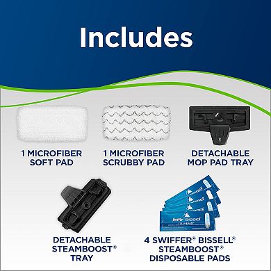 BISSELL Symphony Pet All-In-One Vacuum & Steam Mop (1543)