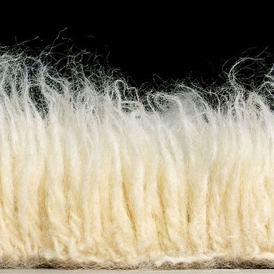 Linon 3A Flokati Shag Wool Rug