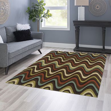 Linon Trio Wave Rug