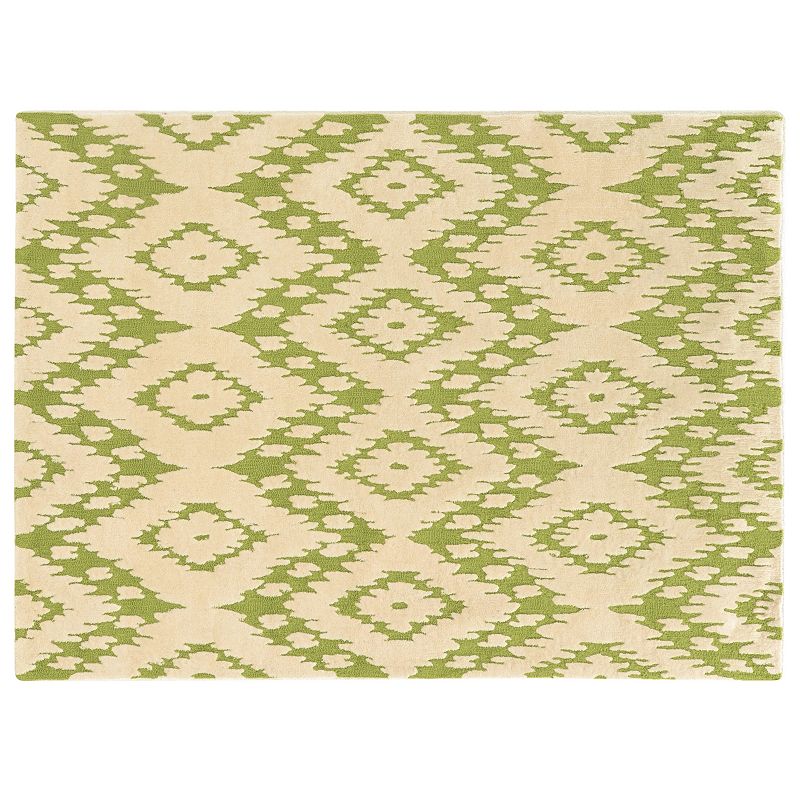 Linon Trio Geometric Rug, Grey, 5X7 Ft