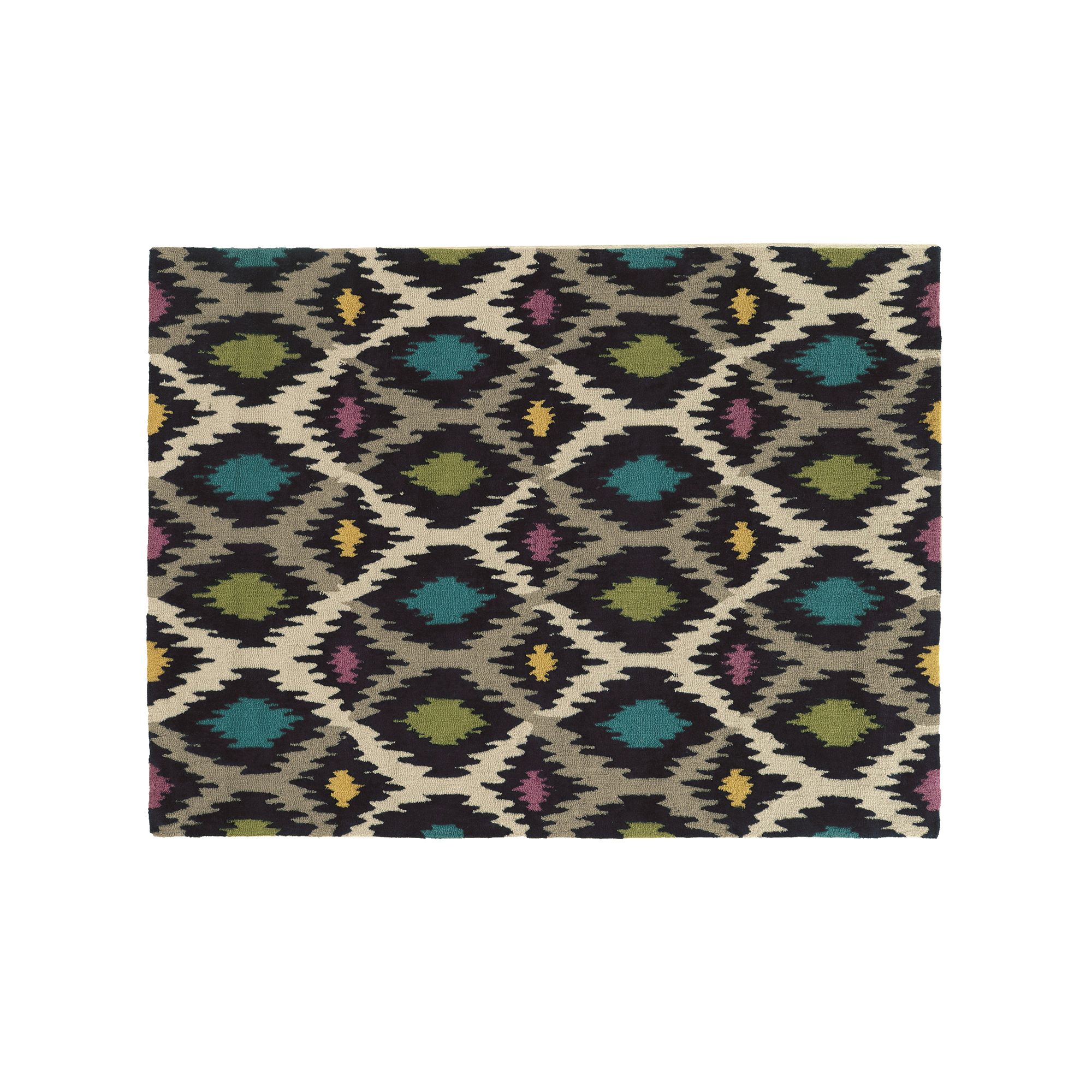 Linon Trio Multi-Colored Rug, Gray