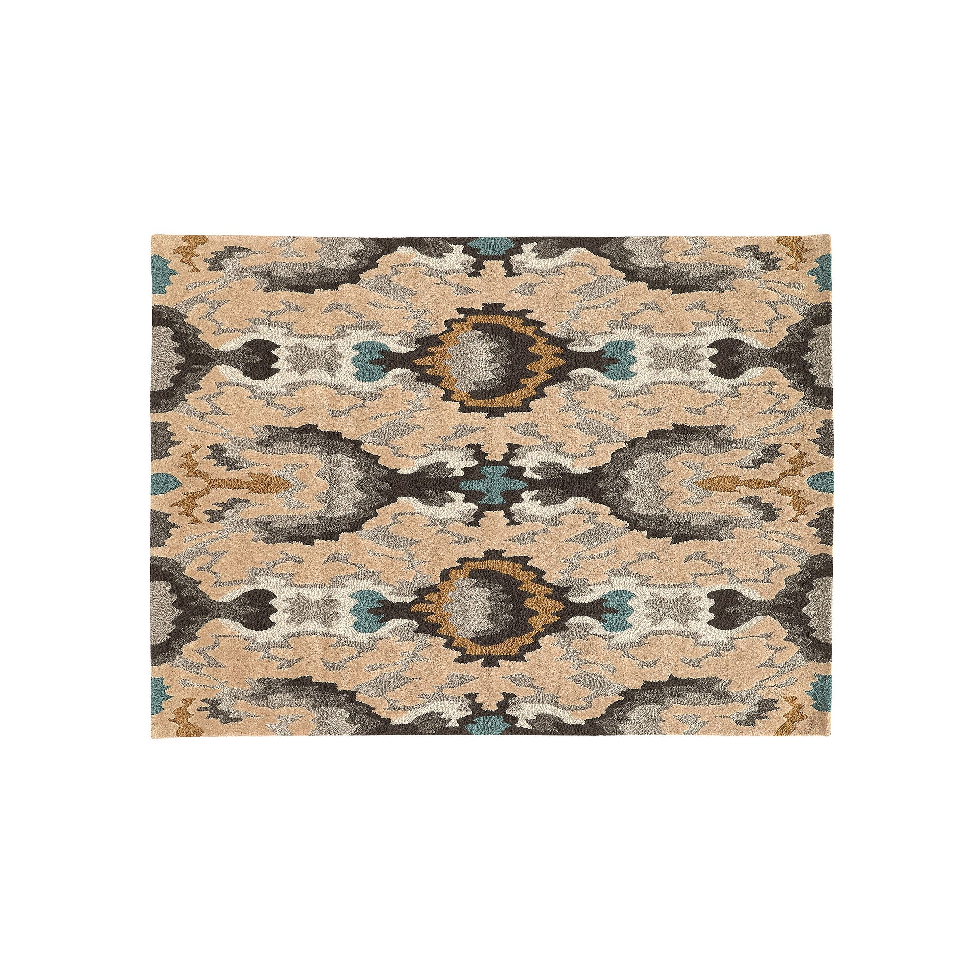 Linon Trio Ikat Rug, Gray