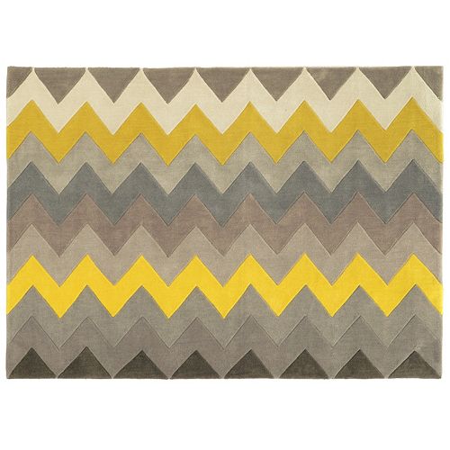 Linon Trio Chevron Rug