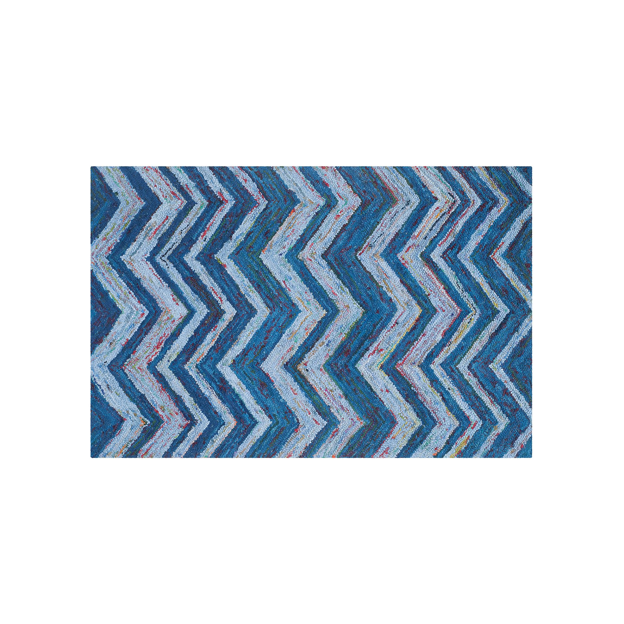 Safavieh Nantucket Bailey Chevron Rug, Blue Team