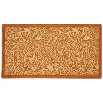 Safavieh Courtyard Leaves Collage Indoor Outdoor Rug