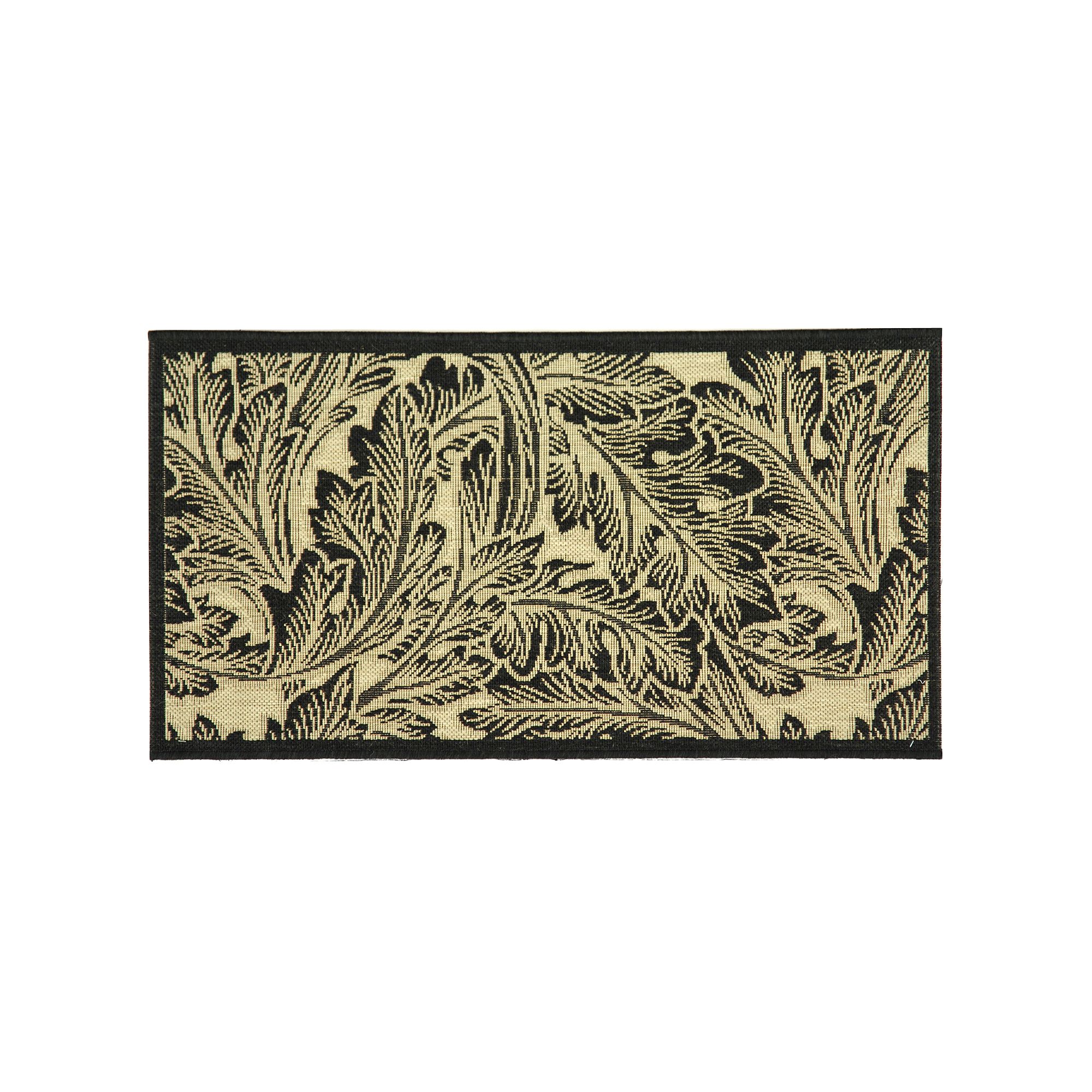 Safavieh Courtyard Leaves Collage Indoor Outdoor Rug, Sand Black