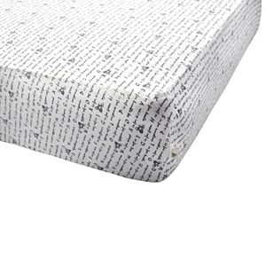 Burt's Bees Baby Organic Alphabet Bee Fitted Crib Sheet