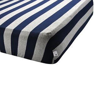Burt's Bees Baby Organic Striped Fitted Crib Sheet