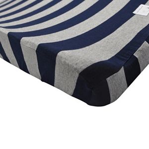 Burt's Bees Baby Organic Striped Changing Pad Cover