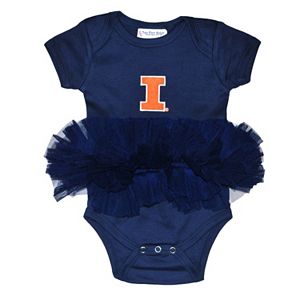 Baby Illinois Fighting Illini Tutu Bodysuit