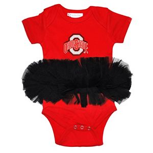 Baby Ohio State Buckeyes Tutu Bodysuit
