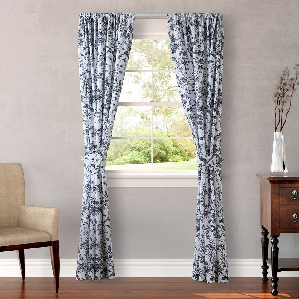 Laura Ashley 2 Pack Lifestyles Amberley Window Curtains 87 X 54