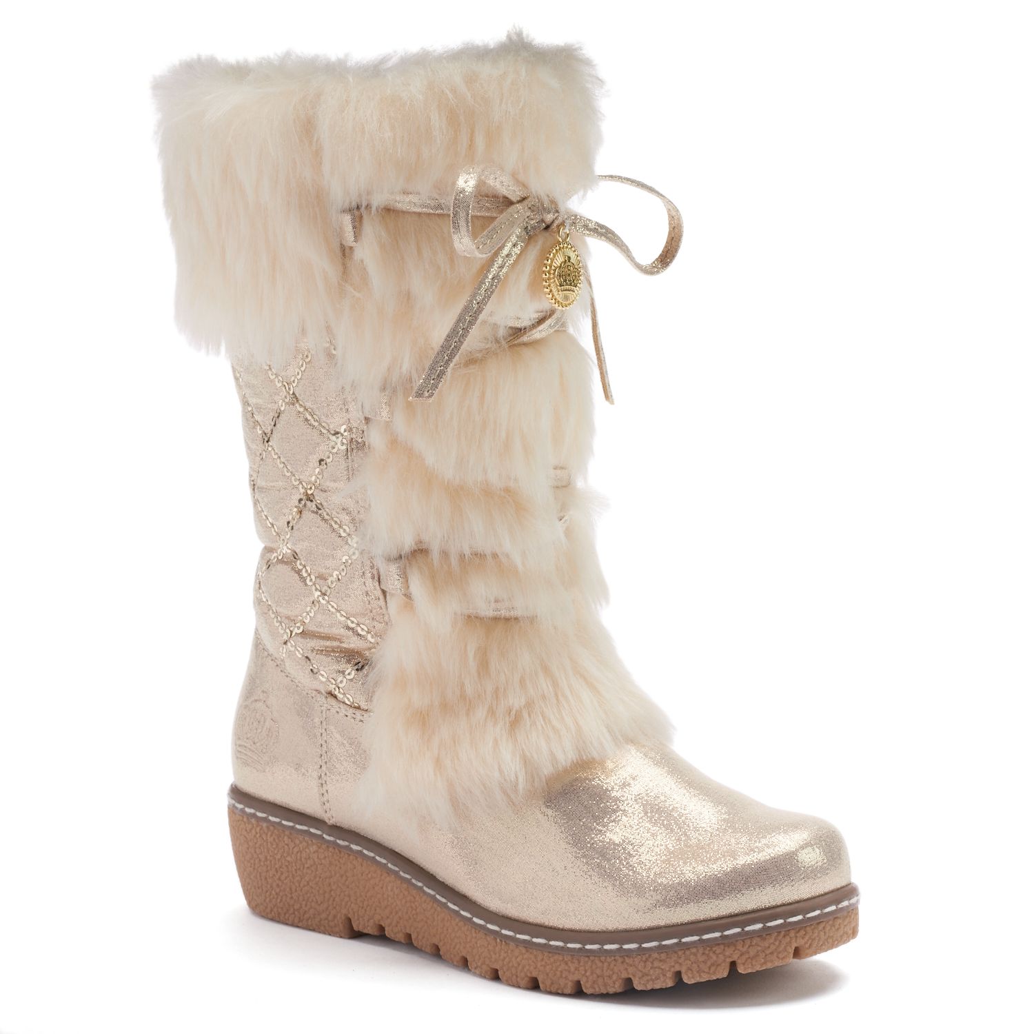 girls fur boots