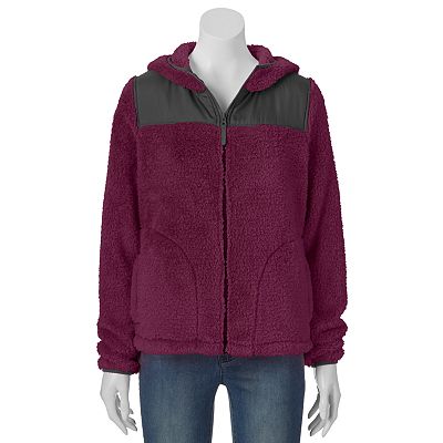 Juniors SO Sherpa Hoodie Zip Jacket
