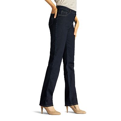 Lee classic fit straight leg jeans petite best sale