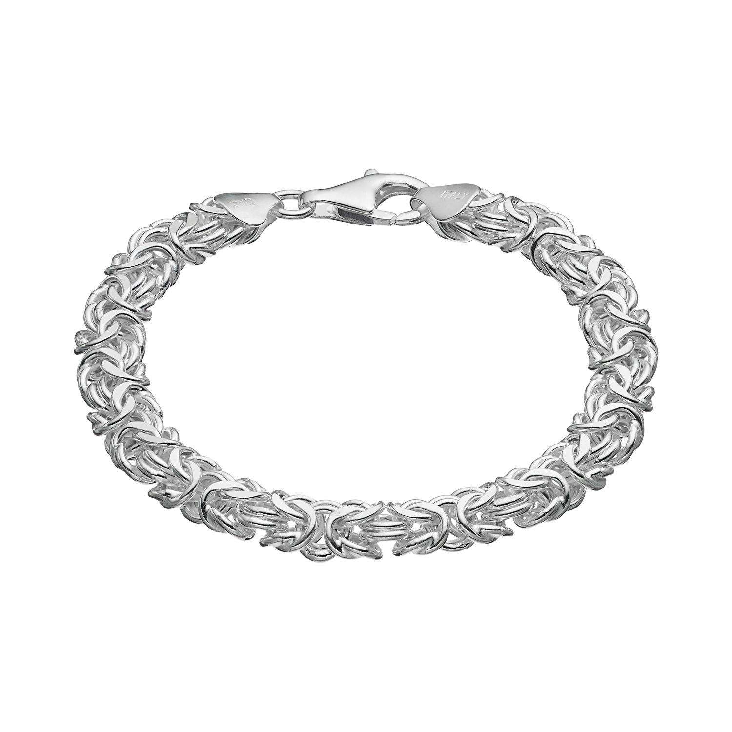 silver link bracelets