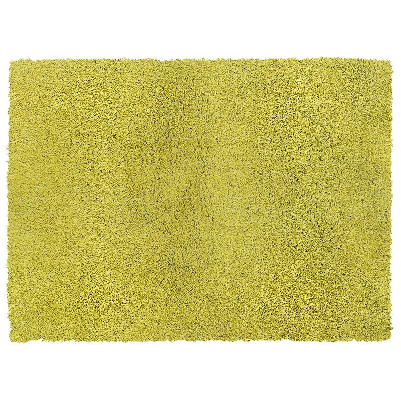 Linon Copenhagen Shag Rug, Green, 5X7 Ft