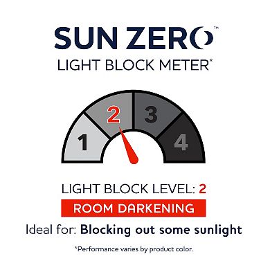 Sun Zero 2-pack Fulton Energy Efficient Window Curtains