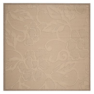 Safavieh Courtyard Floral Sketch Indoor Outdoor Rug