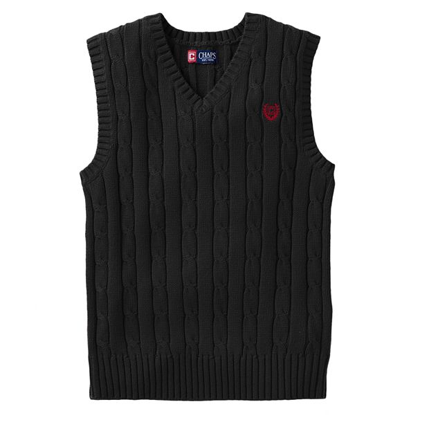 Chaps hot sale sweater vest