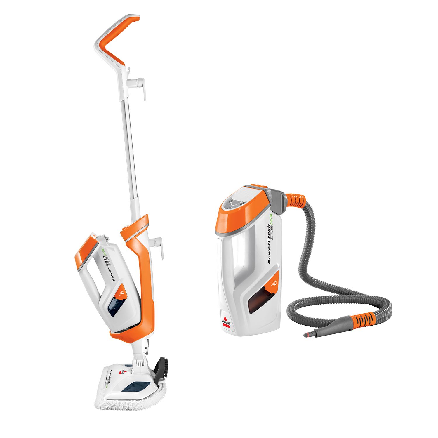 1100W Handheld Detachable Steam Mop with LED Headlights | Costway