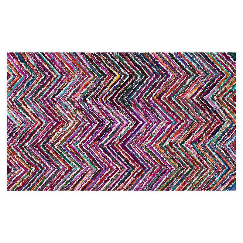 Safavieh Nantucket Sheldon Chevron Rug, Multicolor, 8X10 Ft