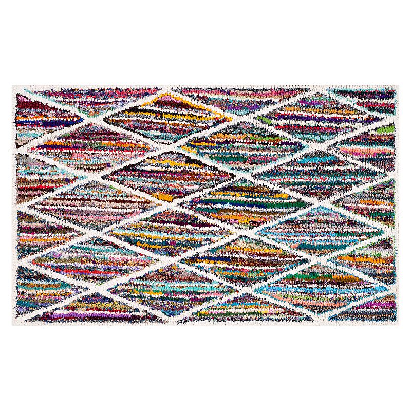 Safavieh Nantucket Tory Trellis Rug, Multicolor, 6FT Sq