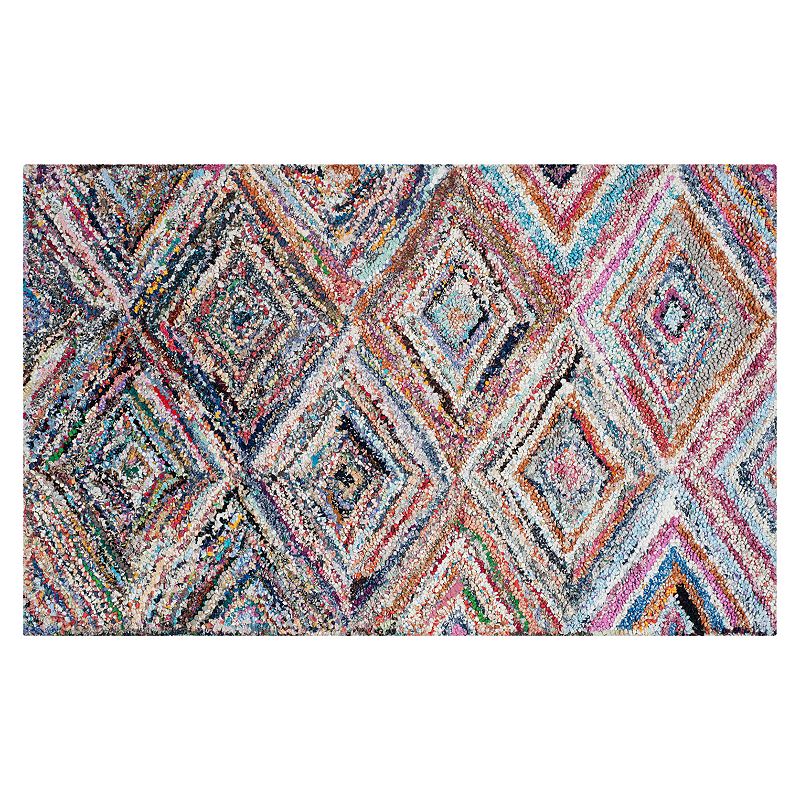 Safavieh Nantucket Grant Geometric Rug, Multicolor, 6FT Sq