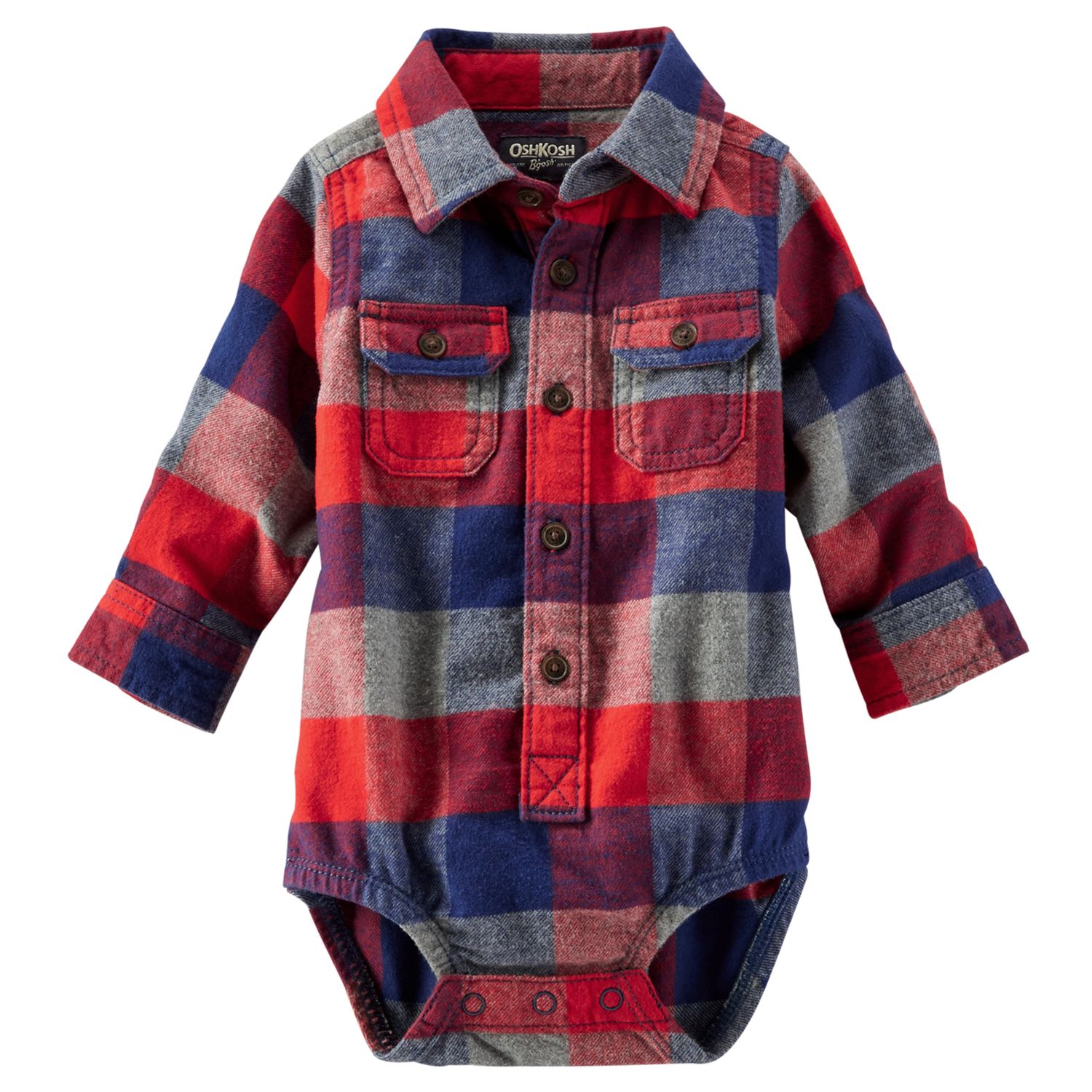 baby boy flannel outfit